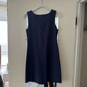 Theory Navy Blue Sleeveless Dress